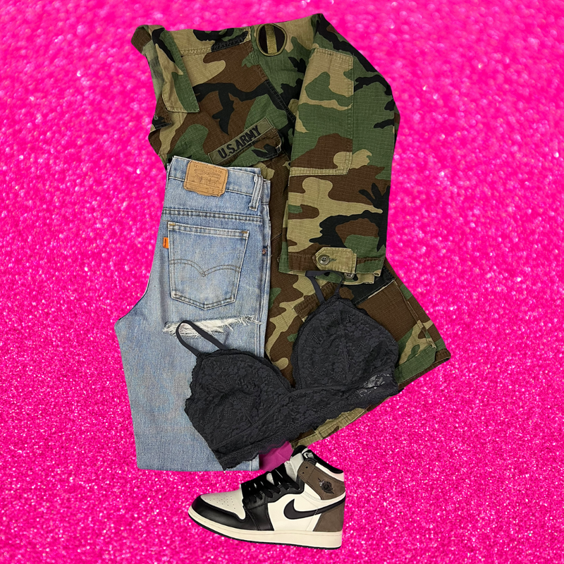 good 4 u Distressed Vintage Levi's Jeans