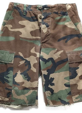 I'm a Survivor Vintage Camo Shorts