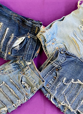 I'm a Savage Vintage Levi's Denim Shorts