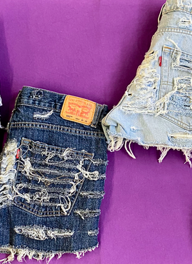 I'm a Savage Vintage Levi's Denim Shorts