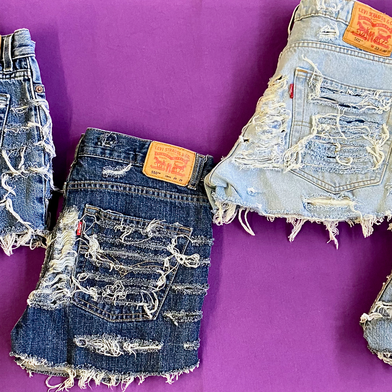 Diy 2025 levi shorts