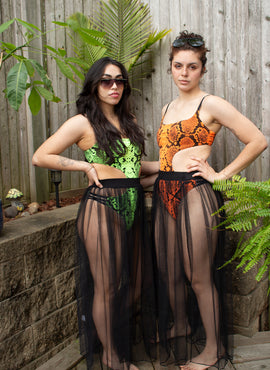 Mermaid Song Mesh Skirt