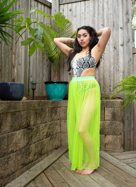 Mermaid Song Mesh Skirt