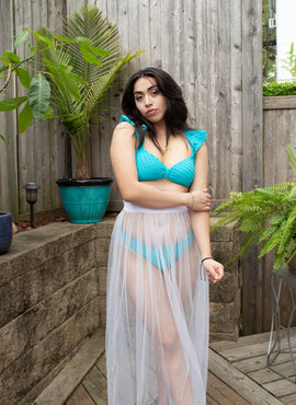 Mamacita Ruffle Bikini - Turquoise