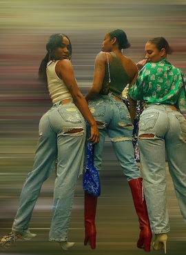 good 4 u Distressed Vintage Levi's Jeans