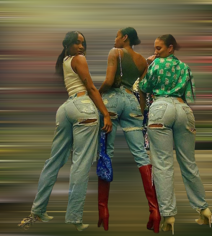 good 4 u Distressed Vintage Levi's Jeans